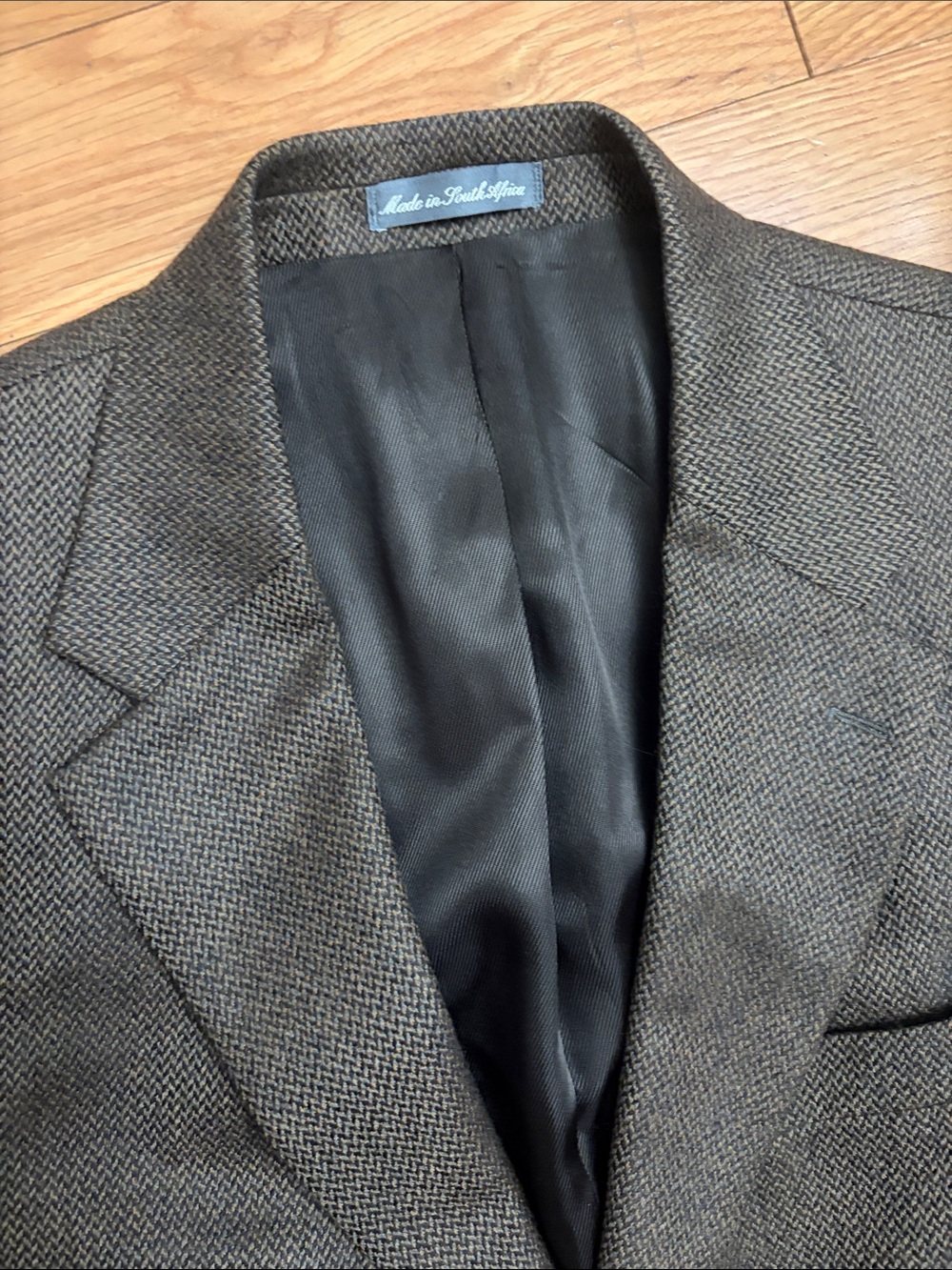 Oscar de la Renta Wool Textured Blazer 2-buttons 44R - Picture 5 of 9